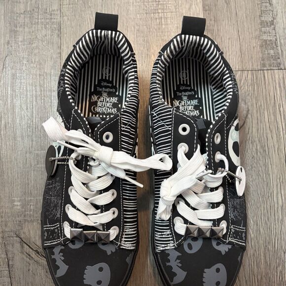 Disney Tim Burton's Nightmare Before Christmas Jack Skellington Sneakers M8/W10 - Picture 5 of 10